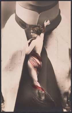 Unknown (German), Nude Woman on Man’s Necktie, 1911
