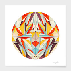 curioos-arts:  “The shapes and colors in a circle start as