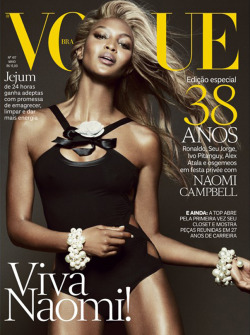  Naomi Campbell for Vogue Brasil May 2013 by Tom Munro     