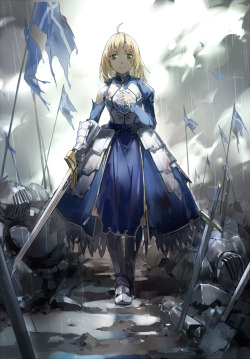 twin-tailed:  Saber by Nine 