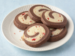 foodffs:  Alton’s Chocolate Peppermint Pinwheel Cookies Really