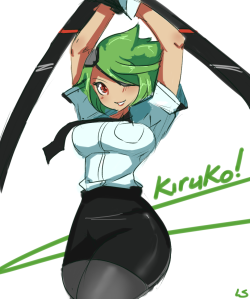 0lightsource:  Warm up doodle of Kiruko from Shinmai Fukei Kiruko-san
