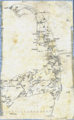 cinoh:  Thoreau’s own hand-drawn map of Cape Cod – the