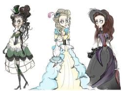 Bellatrix Black Lestrange, Andromeda Black Tonks and Narcissa