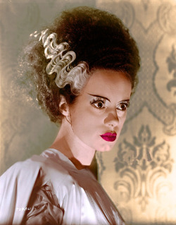 vintagegal:  Elsa Lanchester in The Bride of Frankenstein (1935)