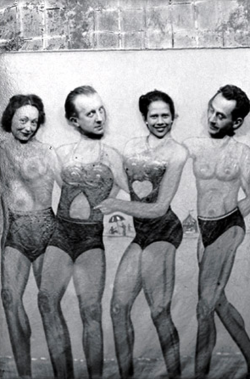 una-lady-italiana:  Nush, Paul Eluard, Ady et Man Ray, 1936 