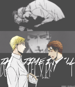 sassy-rivaille:  "This time I will definitely protect him."Saezuru