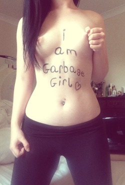 macey1975:  worthlessgarbagecunt:  gg’s most recent body-writing