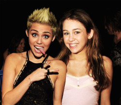 teenagepics:  Before Miley Cyrus was a wild child she was so