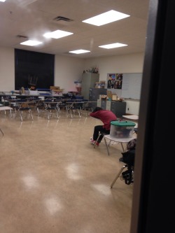 drwhoconfusesme:  So this kid fell asleep during class and he’s