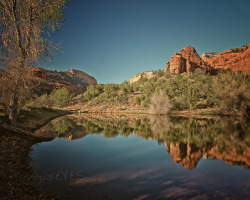 Sedona Reflections on Flickr. I’m out west, now, for a week