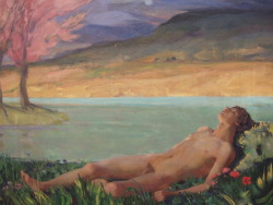 19thcenturyboyfriend:  Adam and Eve, Ludwig von Hofmann