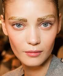 I’m so obsessed with glitter eyebrows.