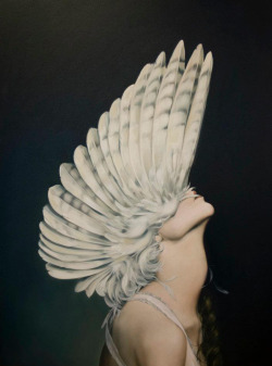 artchipel:  Amy Judd - Ascending Athena. Oil on canvas, 30”x40”