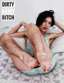 srbijanos: Dirty Hairy Whore. I’d love to eat a girl with legs