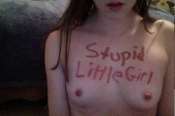 dirtychild3:  Being talked to like a stupid little girl is almost