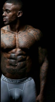 Hot piece of chocolate,,,looks too delicious n love those tattoos