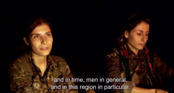 googleforbrains:Kurdish woman speaking about why she is fighting