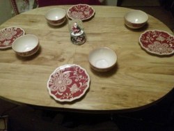 My lovely new Christmas china!!!