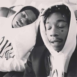 asapworldwide:  Lol A$AP Rocky x Wiz Khalifa