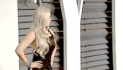 mother-gaga: Lady Gaga arrives at the 2015 Vanity Fair Oscar