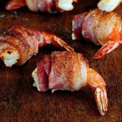 yummyfoooooood:  Bacon Wrapped Shrimp