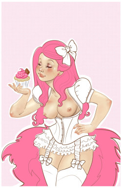 senseorsensuality:  Burlesque Cupcake by OlayaValle