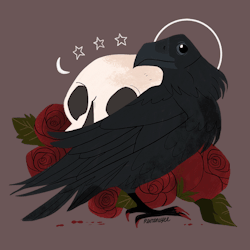reimenaashelyee:Familiar | Raven. Darkness, inspiration, wonder