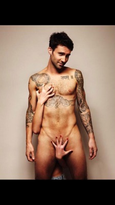 male–celebs–nude:  Adam Levine