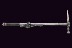 peashooter85:  16th century warhammer with a wheel-lock musket