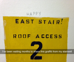 tastefullyoffensive:  Happy East Stair! (photo via thirdorb)