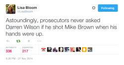 justice4mikebrown:  Lisa Bloom on Ferguson grand jury and Darren