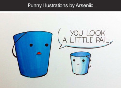 tastefullyoffensive:  Punny Illustrations by Arseniic (Deviant