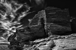 “Wukoki Pueblo” in infrared.Wupatki, Northern Arizona-jerrysEYES