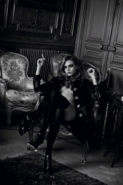 ilariapasson:  Cara Delevingne photographed by Peter Lindbergh