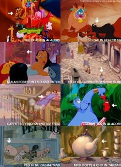 notorious-posts:  Have you ever noticed these hidden Disney characters