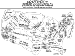 tastefullyoffensive:  Movie Scenery Cheat Sheet by xkcd (bigger