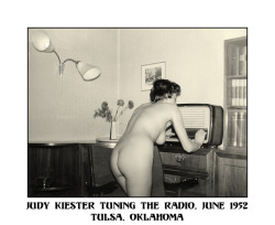 I remember Judy was always nude at home, regardless of who was