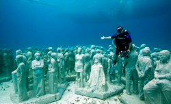 sixpenceee:Cancun Underwater Museum MUSA It is a Non-Profit Organization