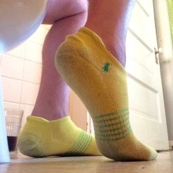 sock-bone:  Well worn Polo socks. Really soft and broken in…