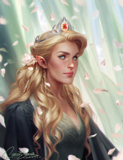 charliebowater:    My final piece of Throne of Glass art, The