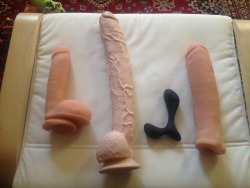 nudeox:  here are a couple of my secret toys - hmm not much of