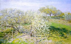 daily-monet:  Springtime Aka Apple Trees In Bloom