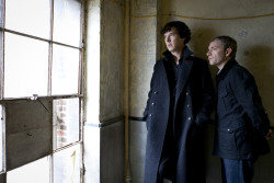  BBC Sherlock promo photos - John & Sherlock S2 photoshoot