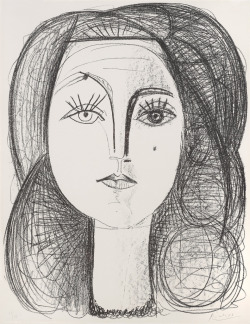 illustratedladies:  Pablo Picasso - Francoise [1946] (via Gandalf’s