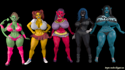 There’s also these cute Succubi girls I’m working on something