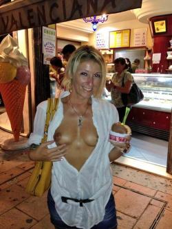 publicsexy:  Large image here.  Is that ice cream by your right