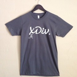 XDiv. Logo tee.. You can get it at XDivLA.bigcartel.com #xdiv