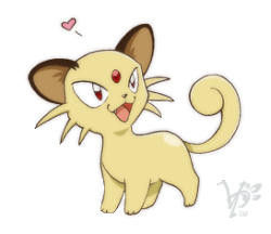 pkmn-obsessed:  Chibi Persian by ~espie