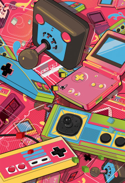 it8bit:  Retrogaming Created by Jelo Zapanza Official art showcased